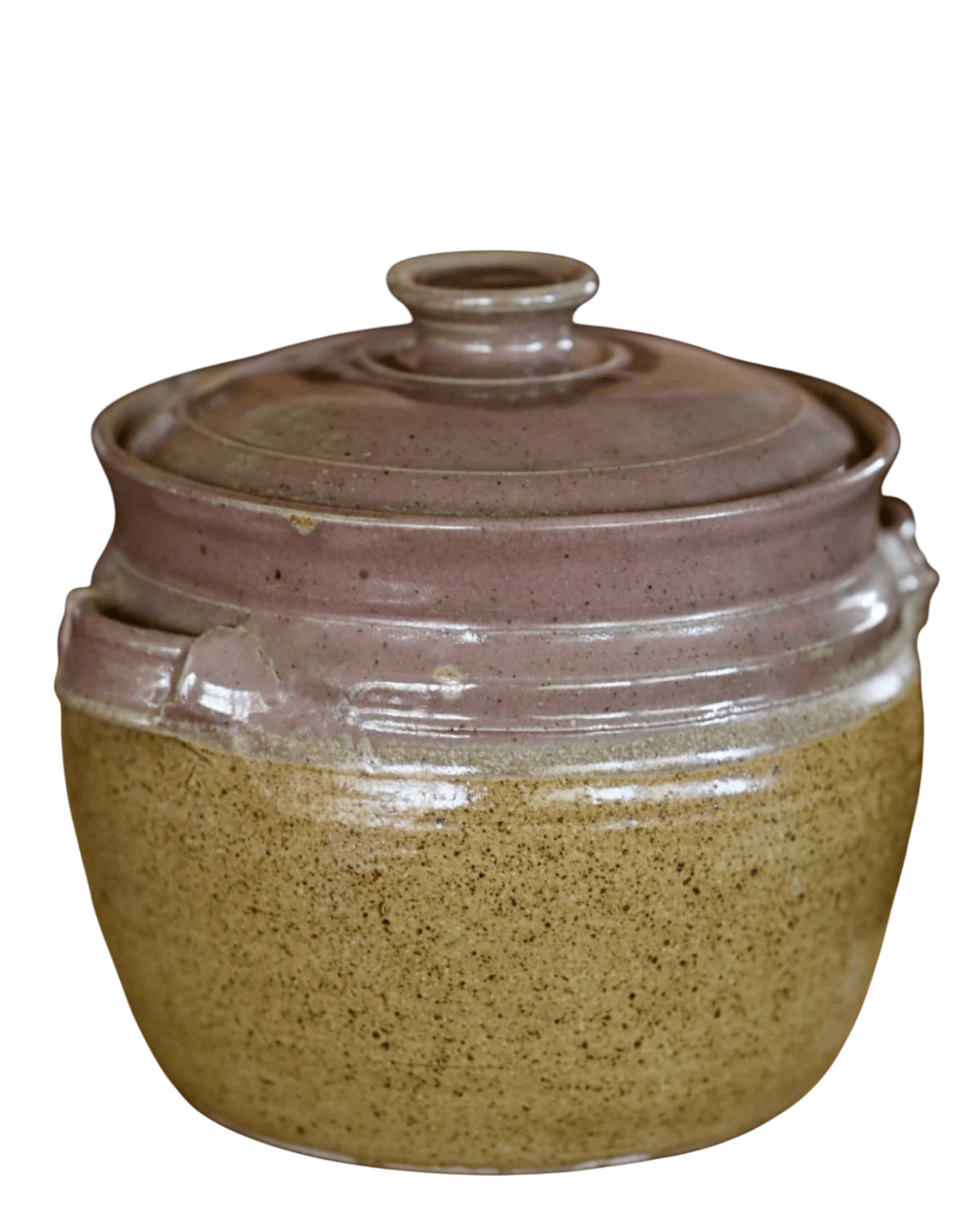 handmade pottery large canister