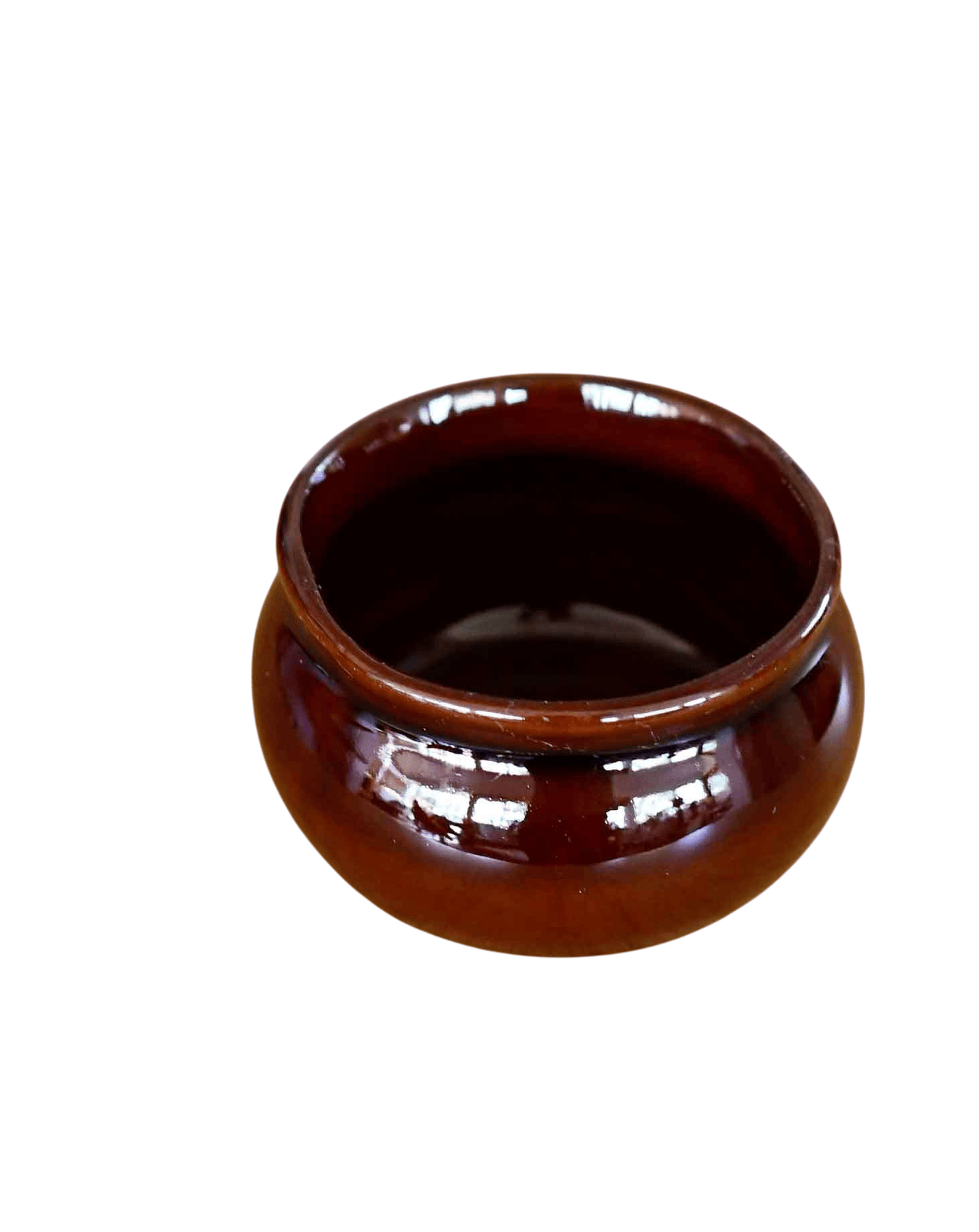 pottery small bowl Brown