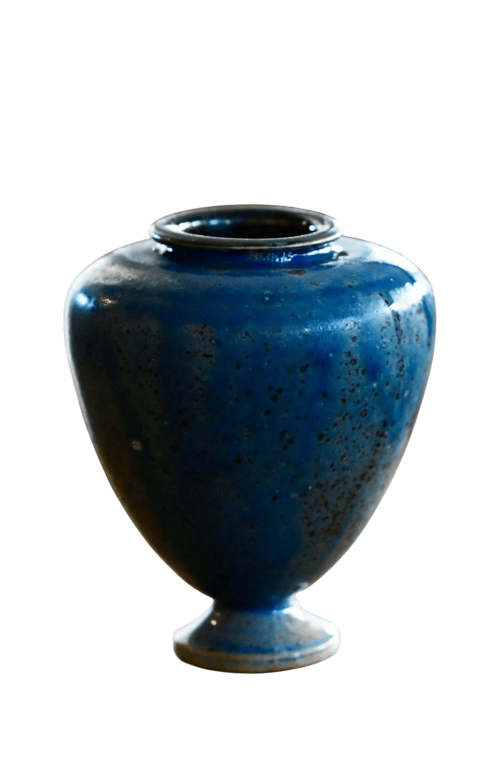 handmade art pottery Blue
