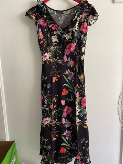 Lola Rose dress medium Black floral