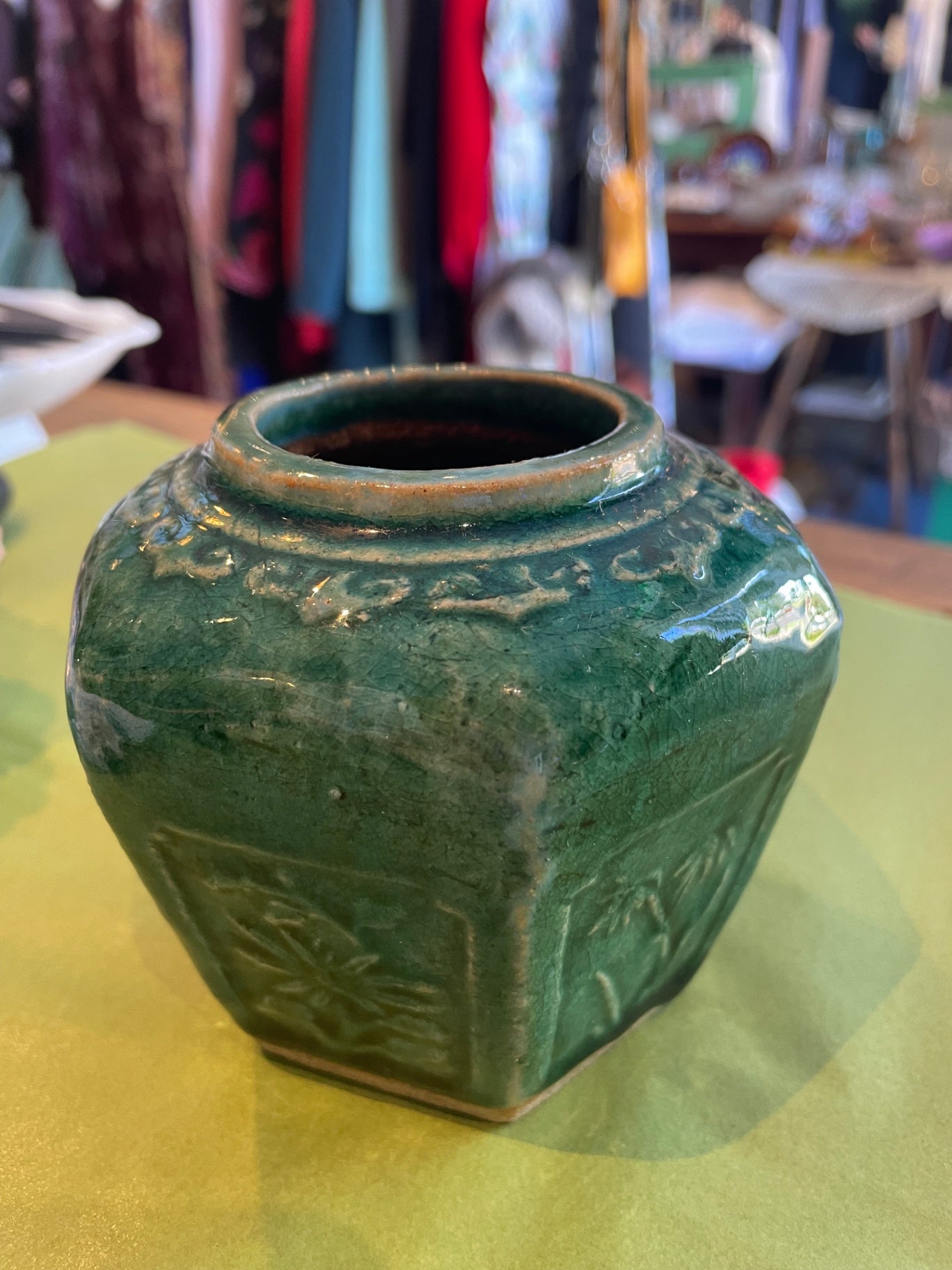 Chinese Shiwan Mid 19th Century Pottery Spice Jar