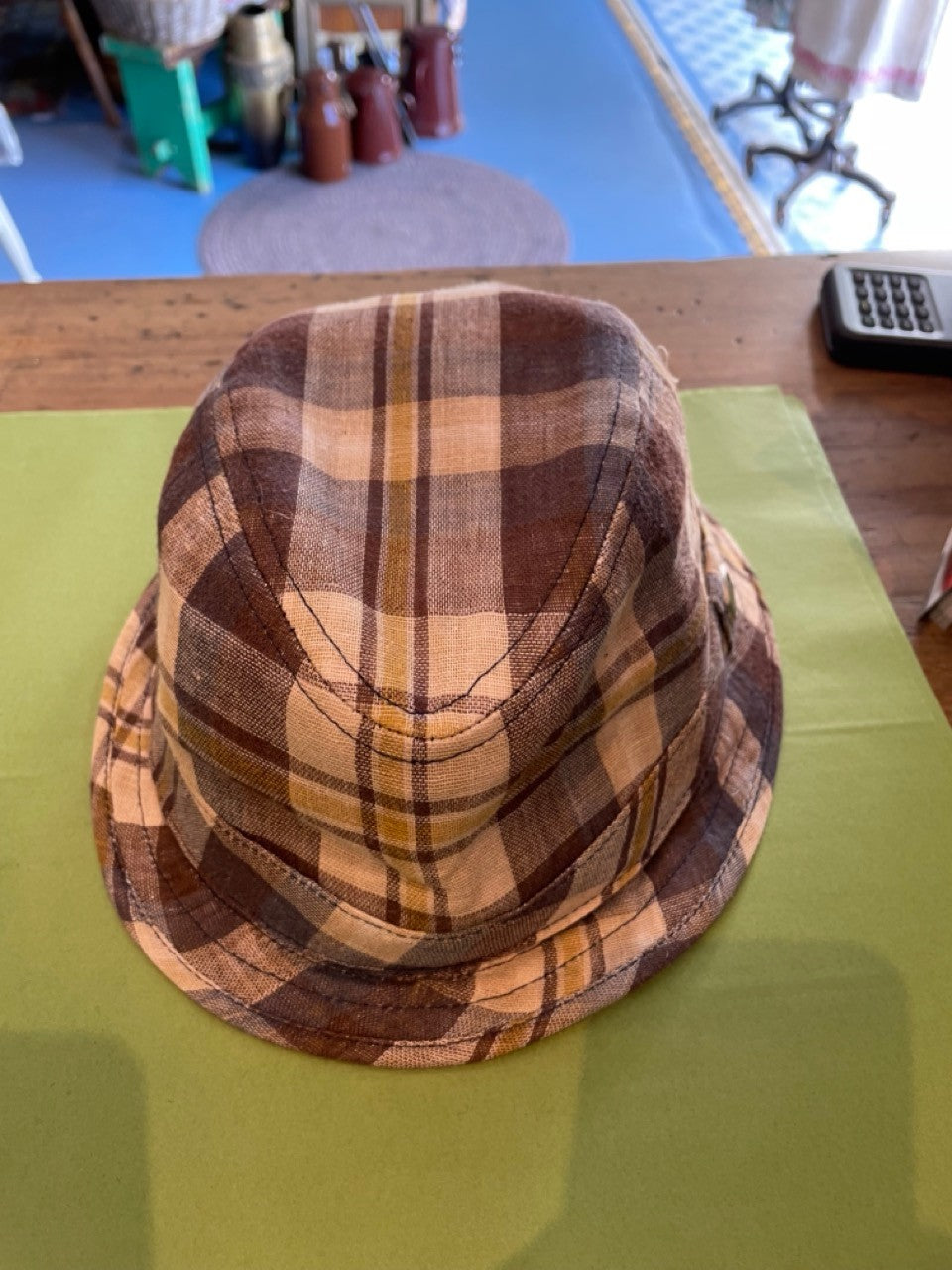 Ben Sherman plaid hat