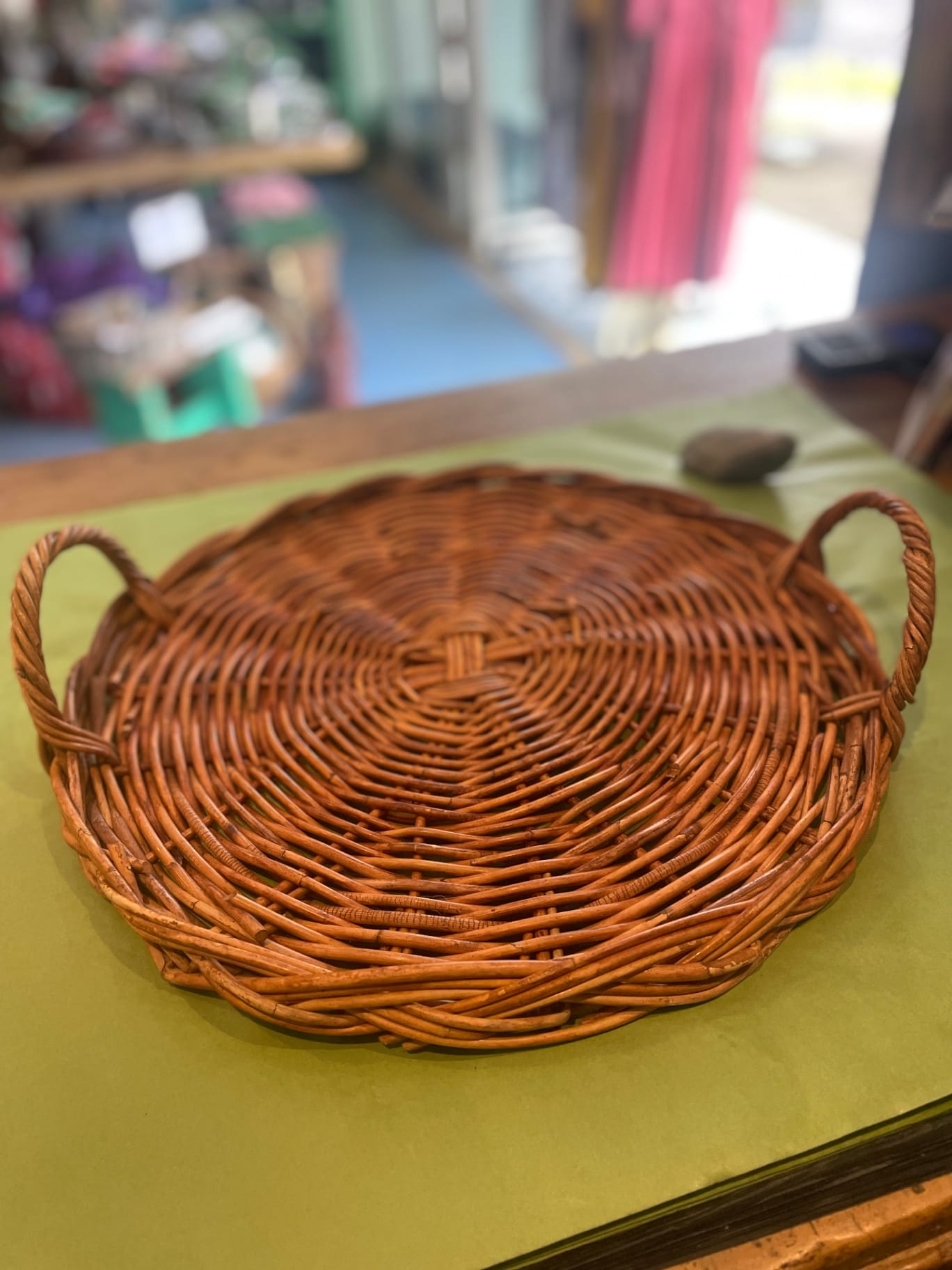 Wicker Basket Tray