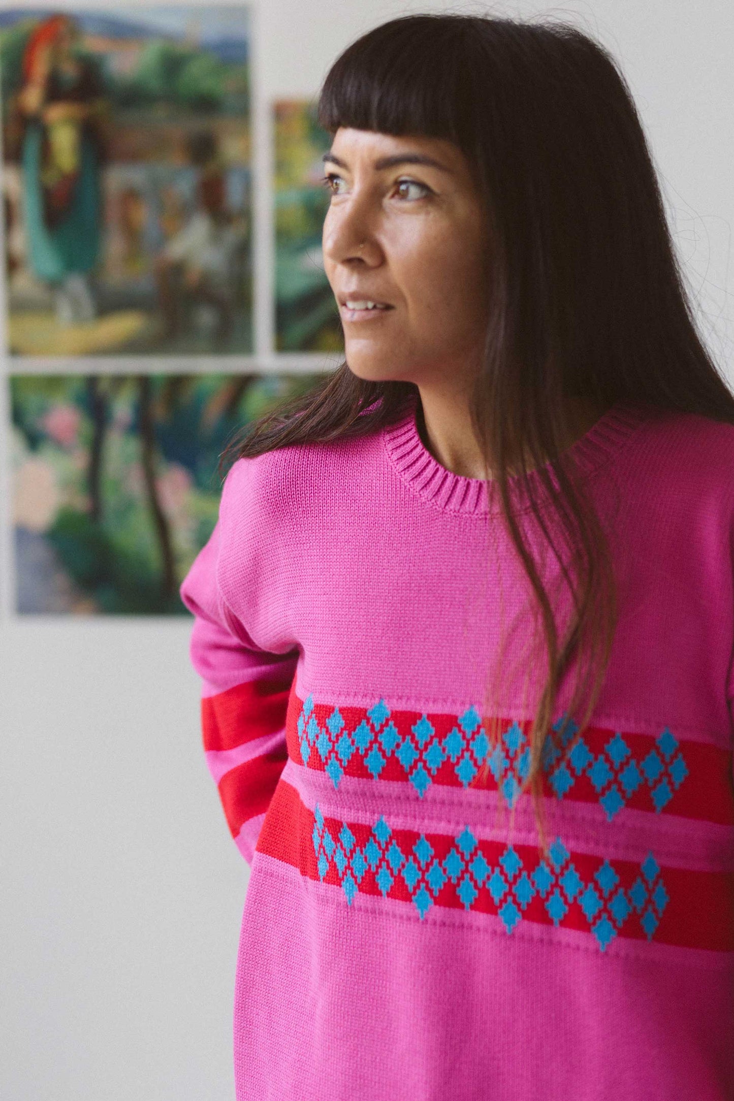 Agnes jumper in Zing *organic cotton