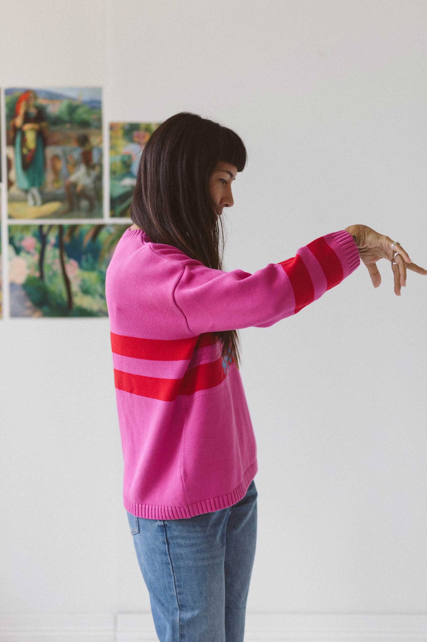 Agnes jumper in Zing *organic cotton