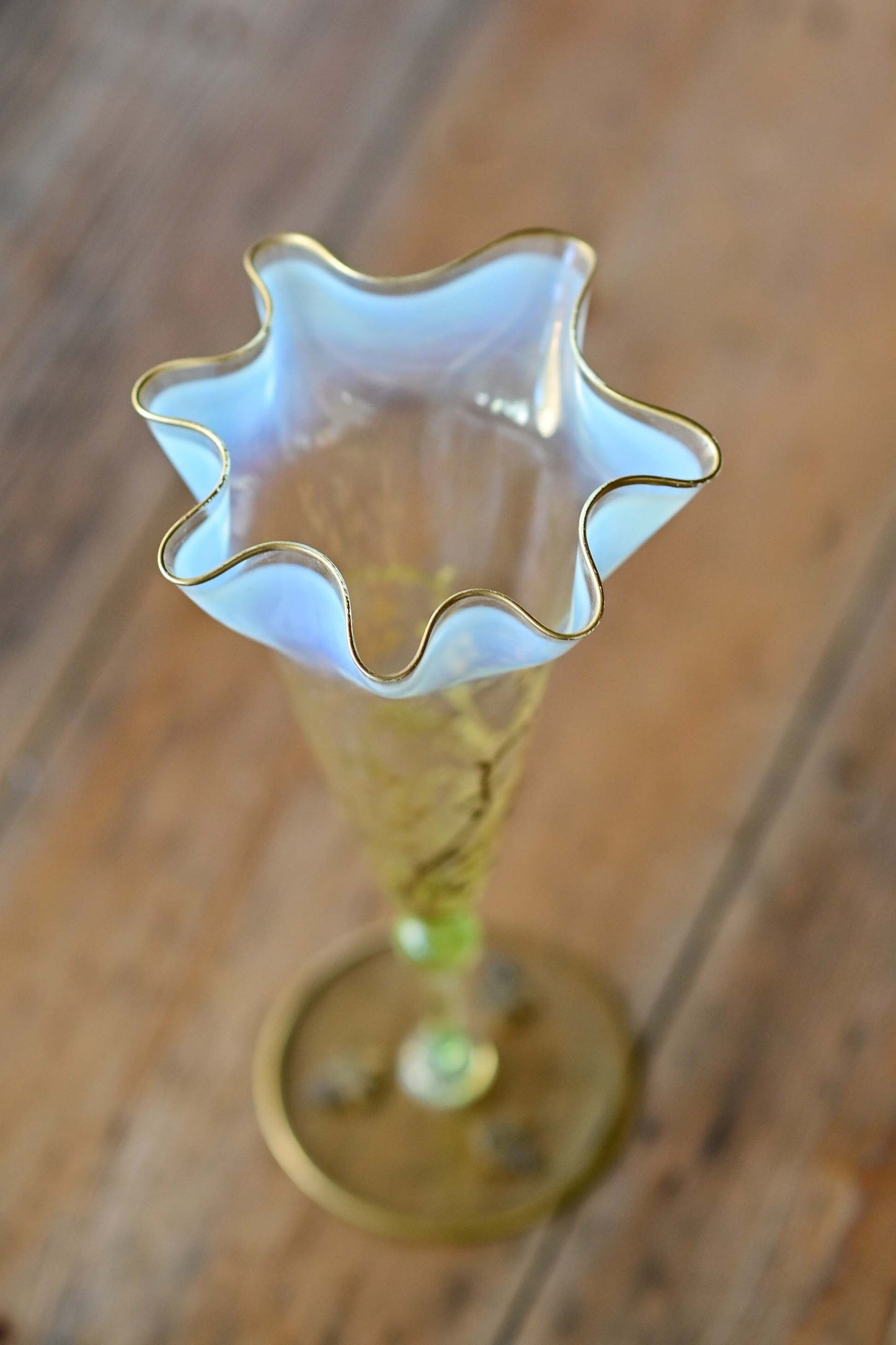 Antique 1890s era glass vase
