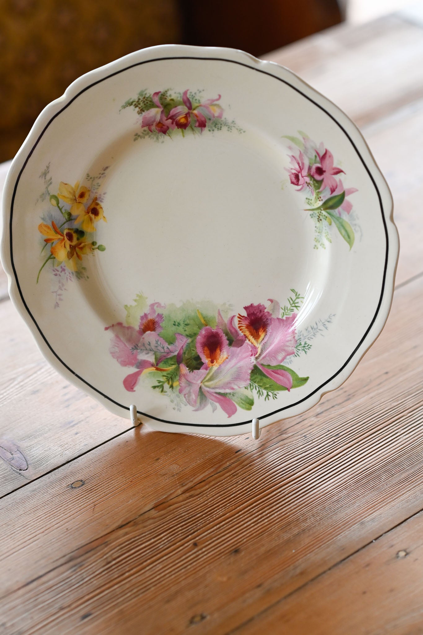Royal Doulton Orchid pattern plate
