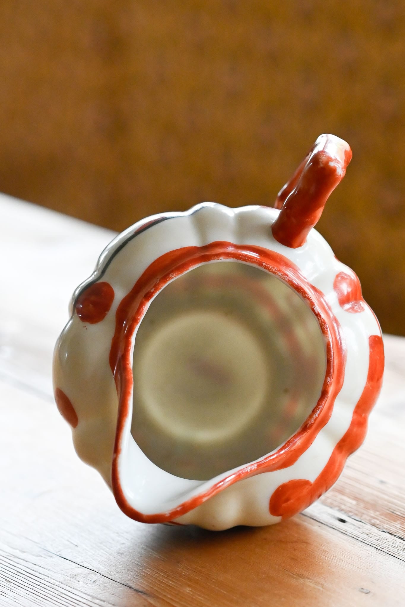 Vintage Japanese Nagoya hand painted porcelain jug