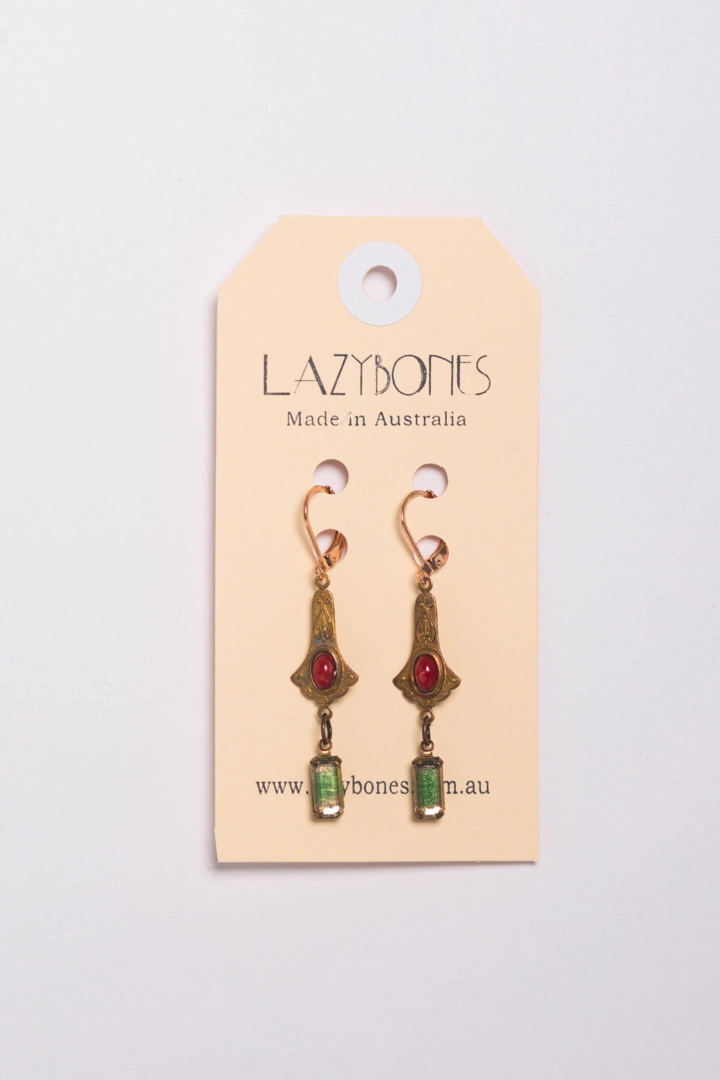 Vintage nouveau earrings