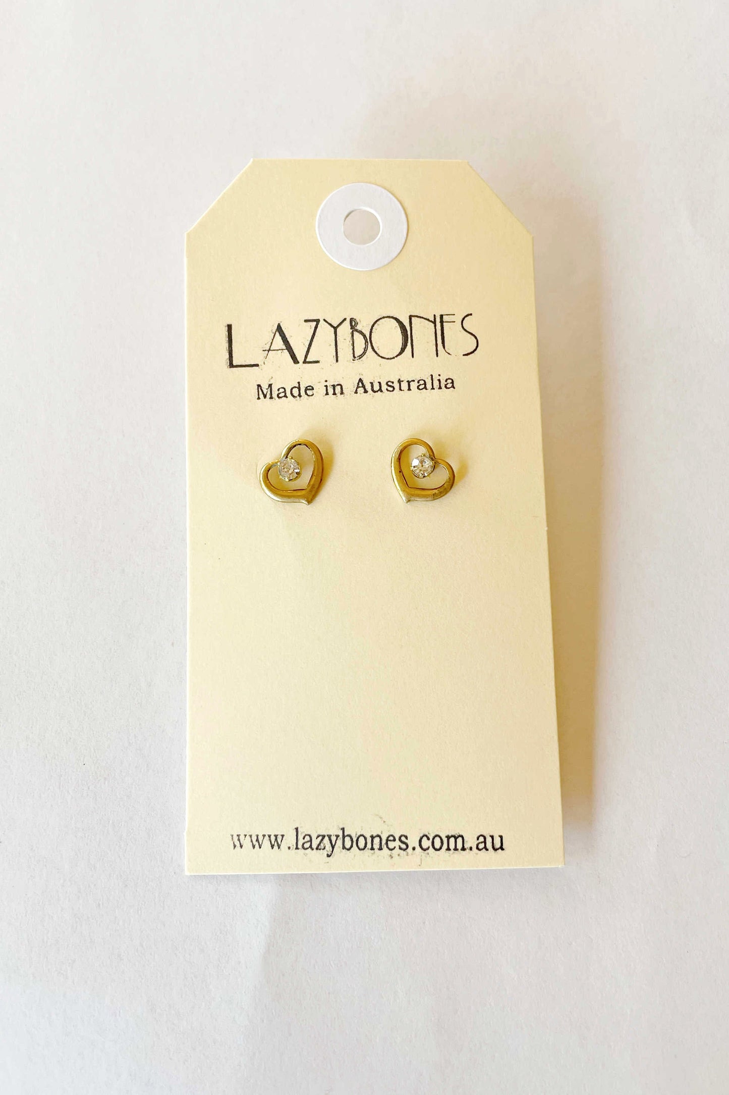 Vintage small heart earrings