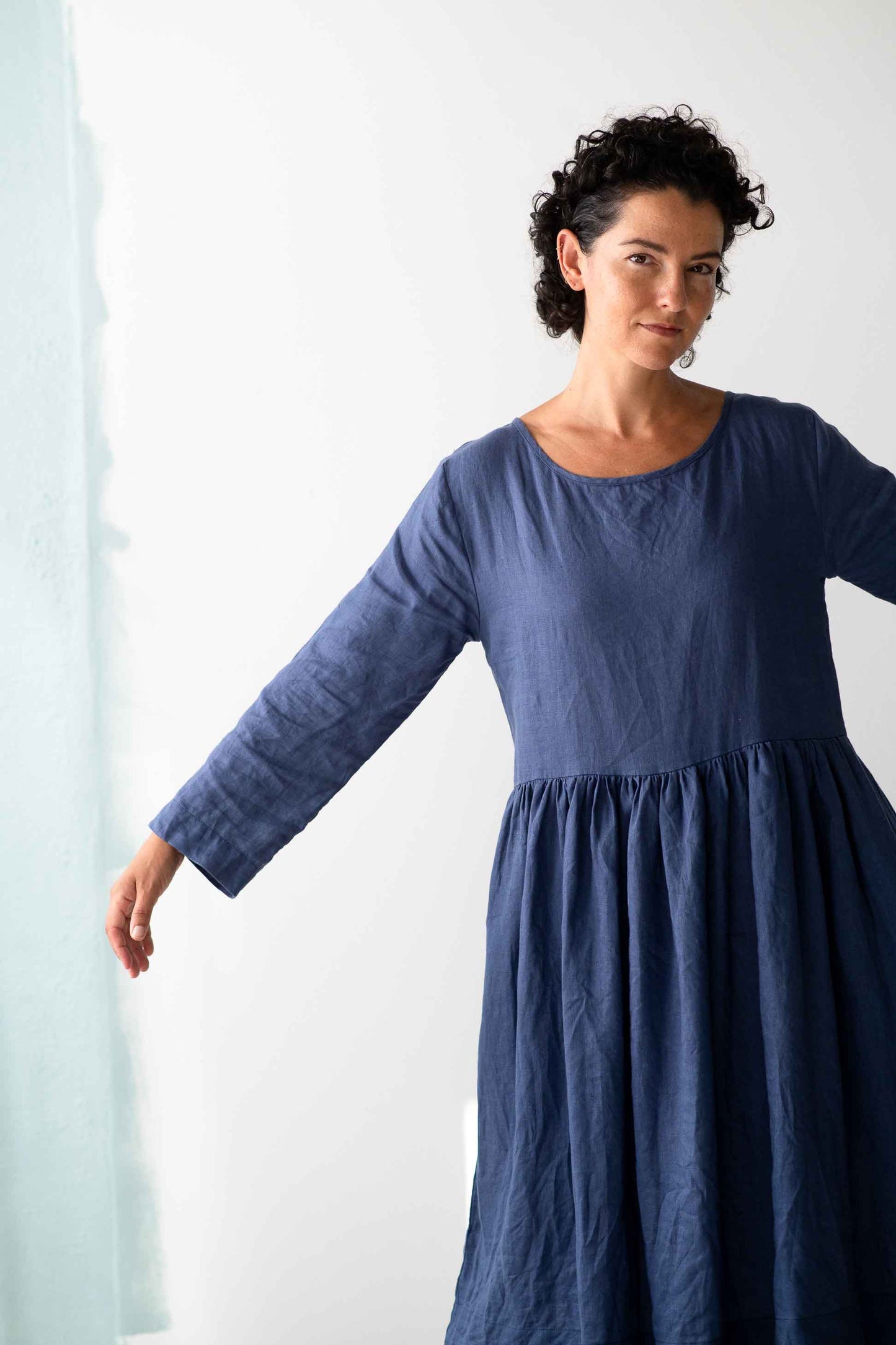 Eliza dress Indigo