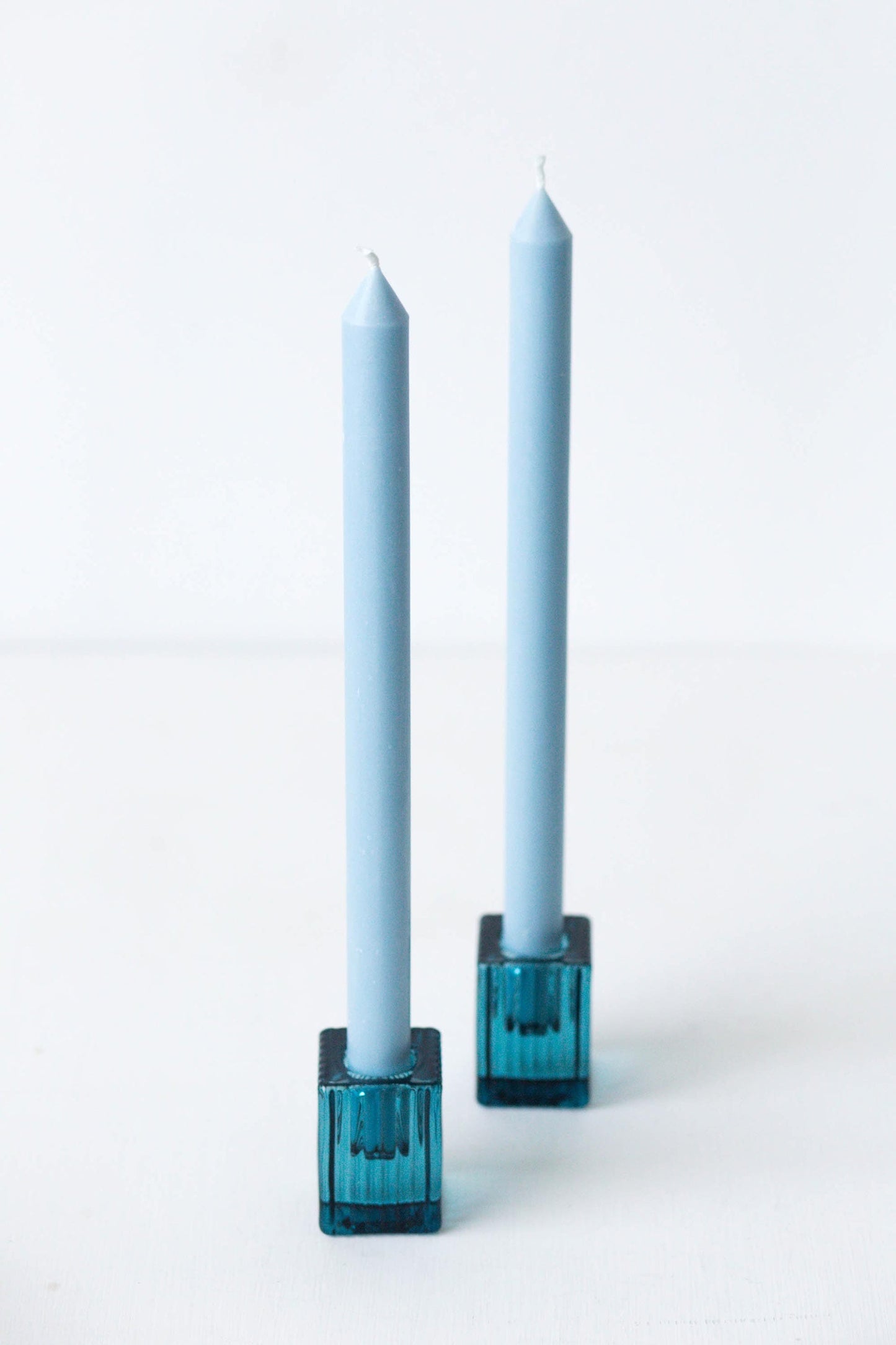 Eco Dinner Candle in French Blue