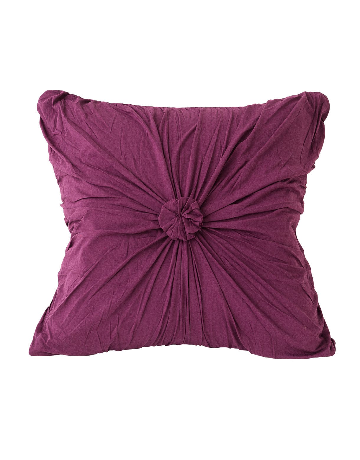 Euro Rosette in Italian Plum *organic cotton