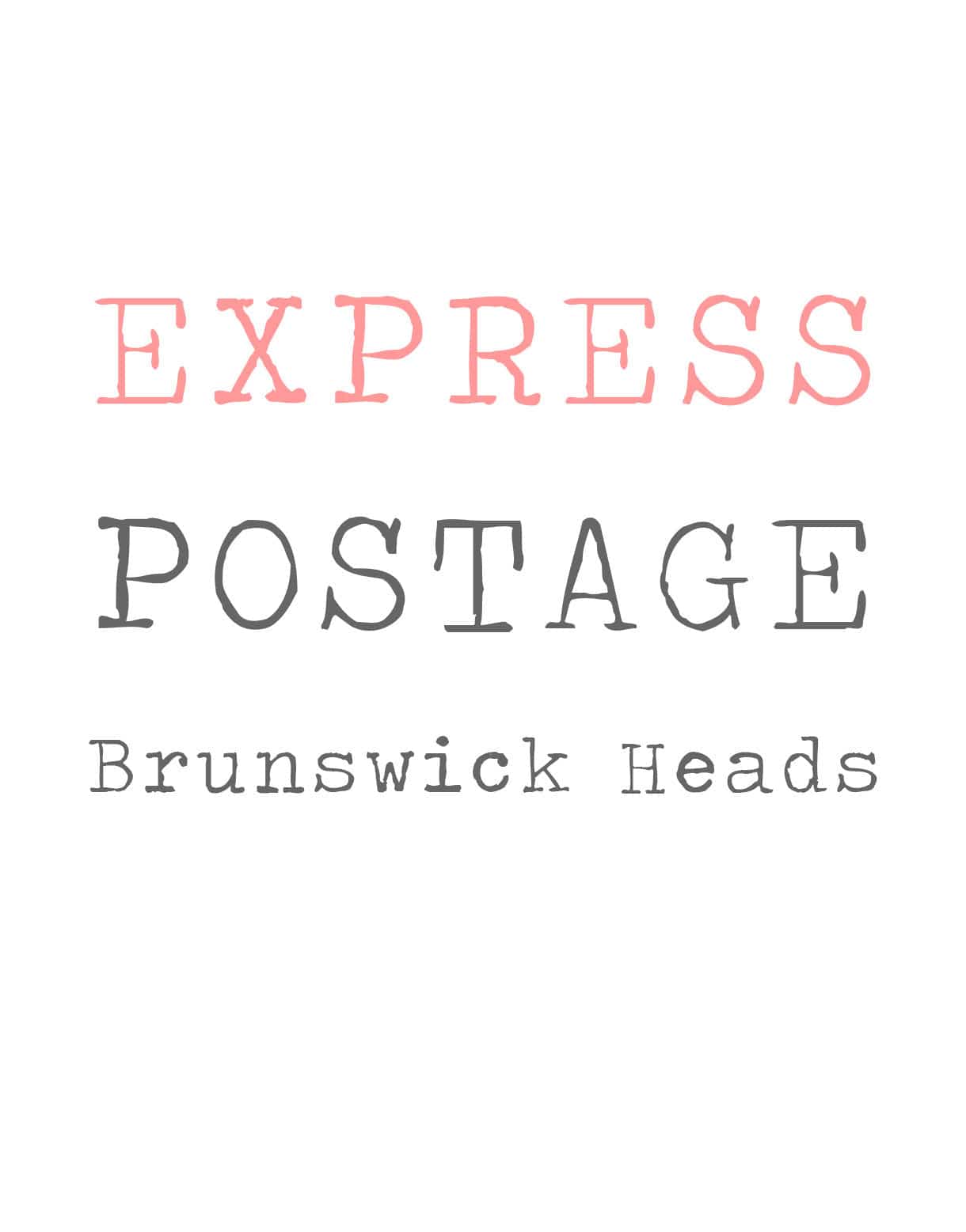 Express postage