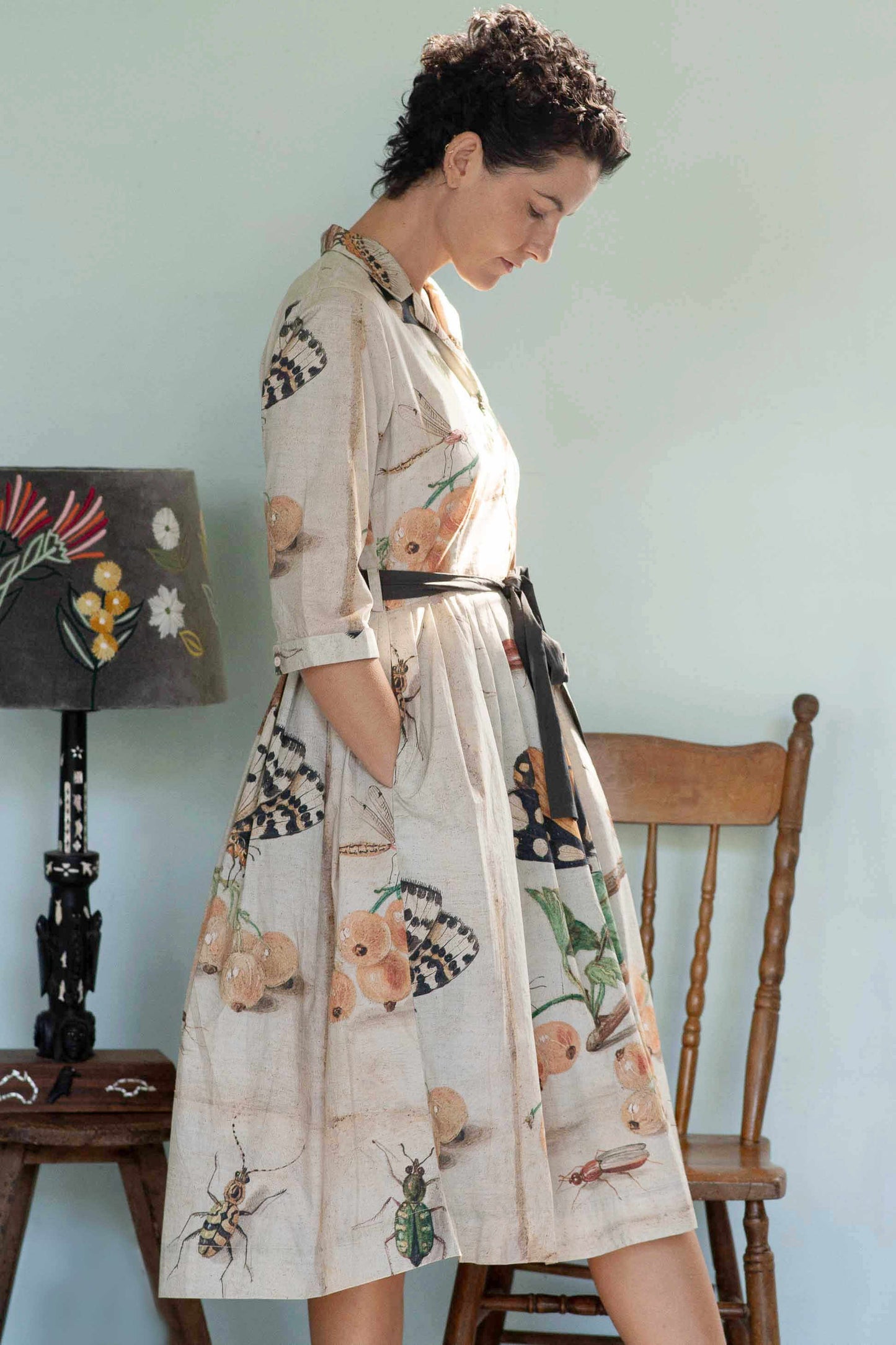 Gianna dress Insects *organic cotton