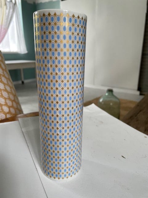 Vintage 70s west german geometric vase