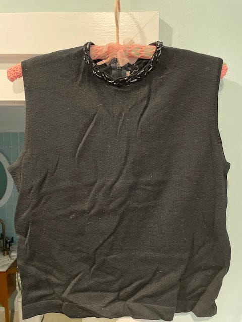 Vintage 1950s wool shell top