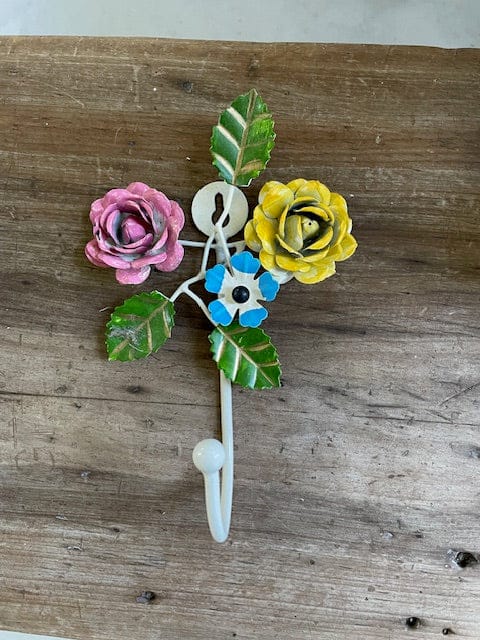 Hand painted flower hook