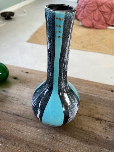 Vintage Strehla Keramik vase