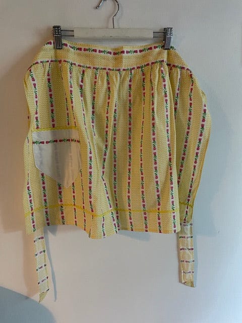 Vintage yellow apron