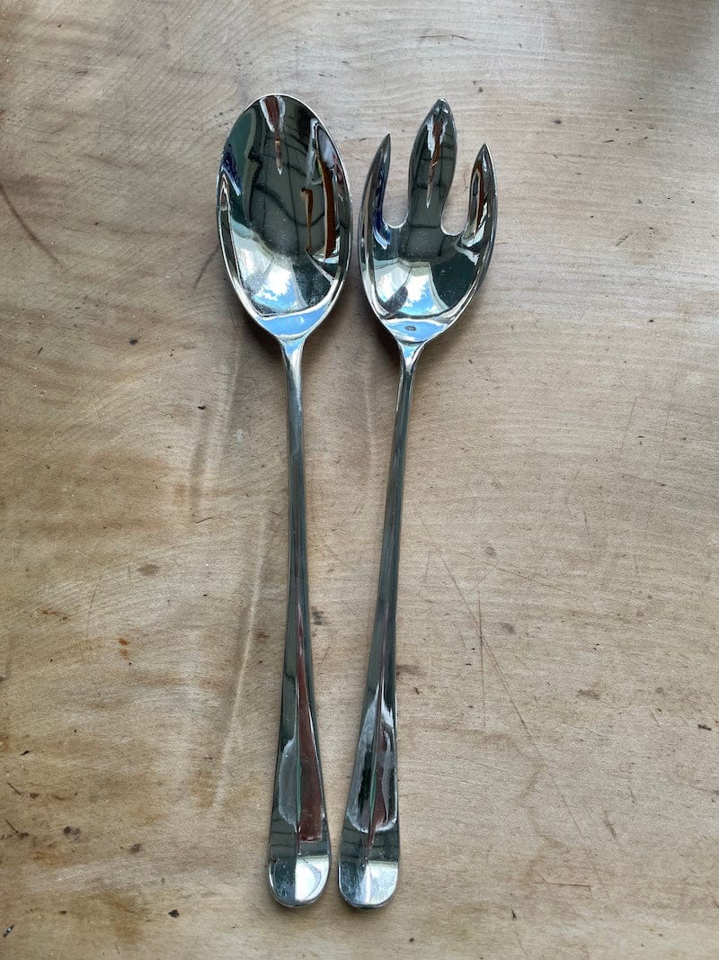 Vintage salad servers