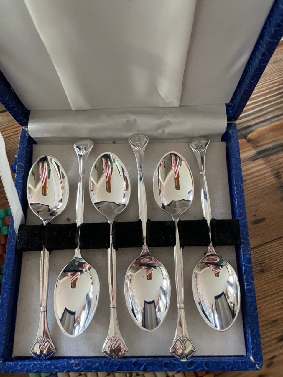 Vintage box of teaspoons