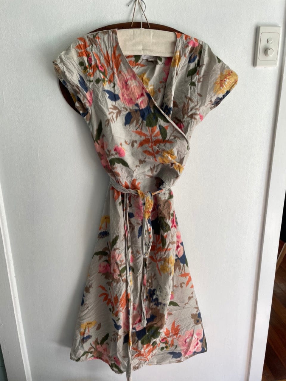 Vintage Lazybones wrap dress