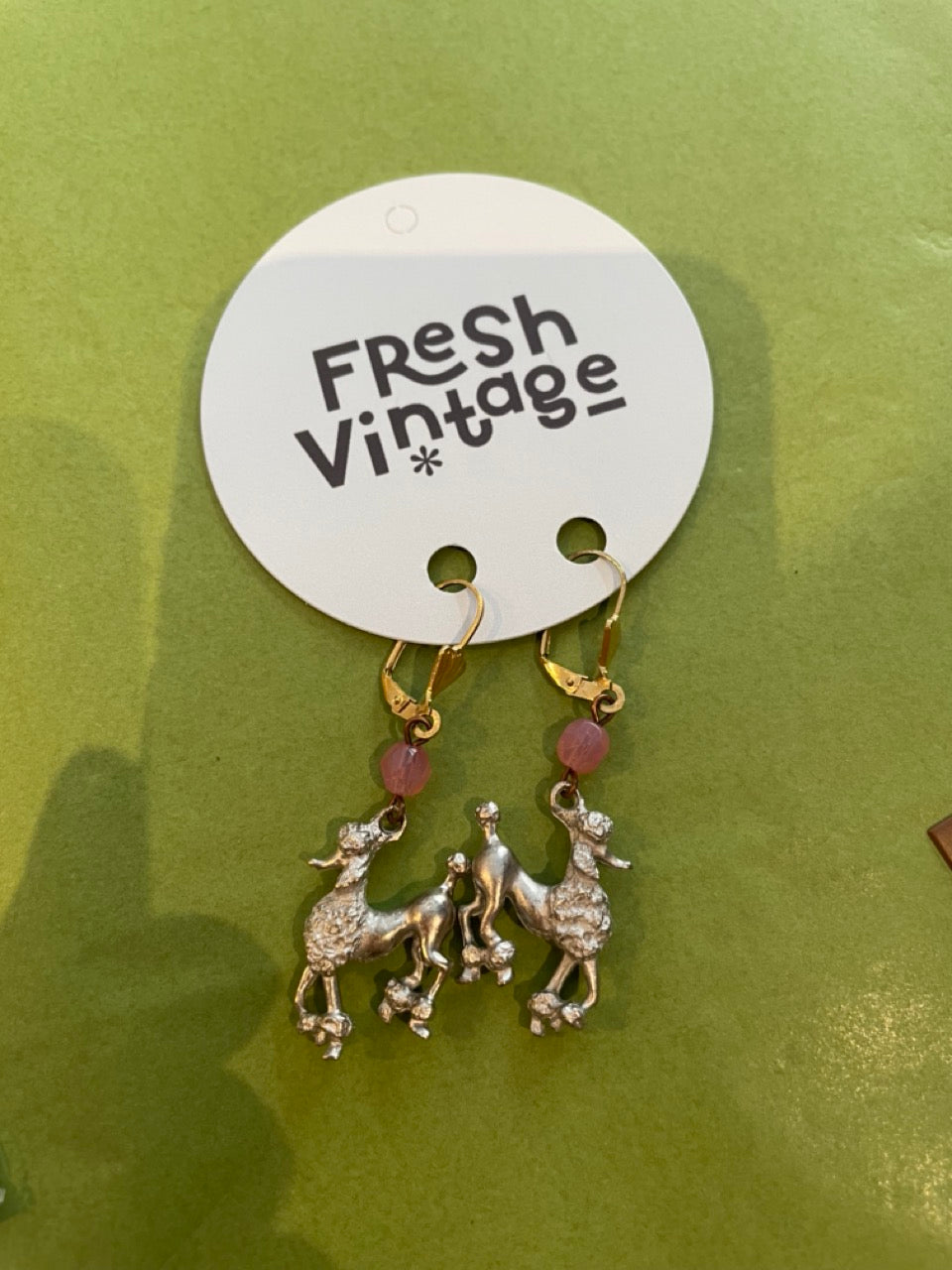 Vintage Fresh Vintage poodle earrings