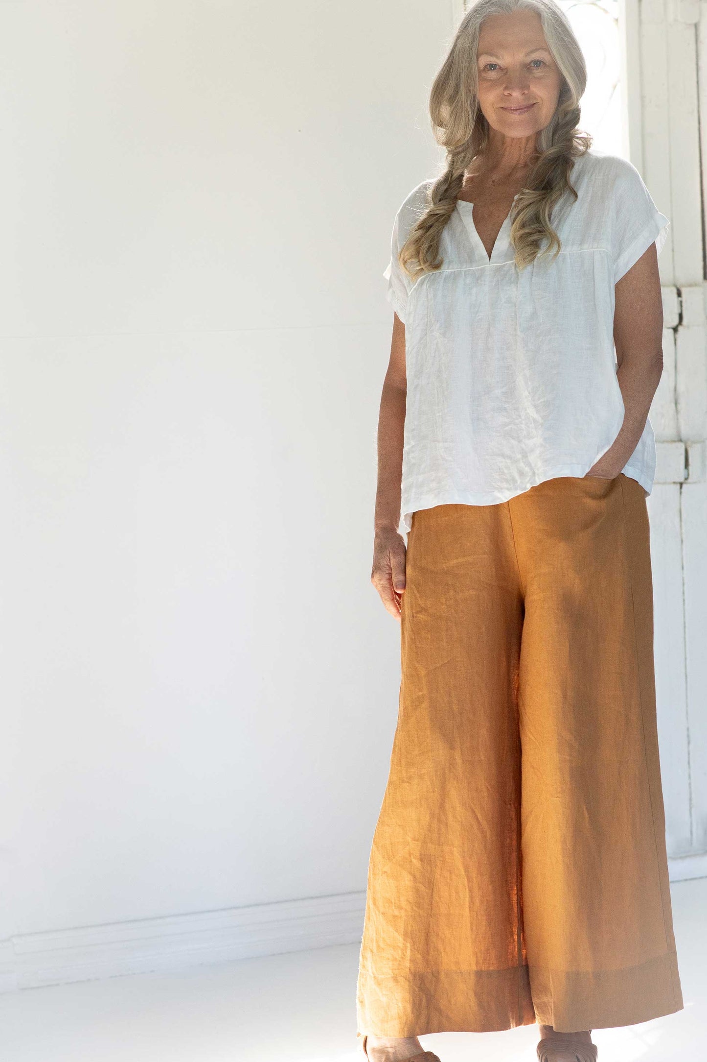 Julia top Warm White