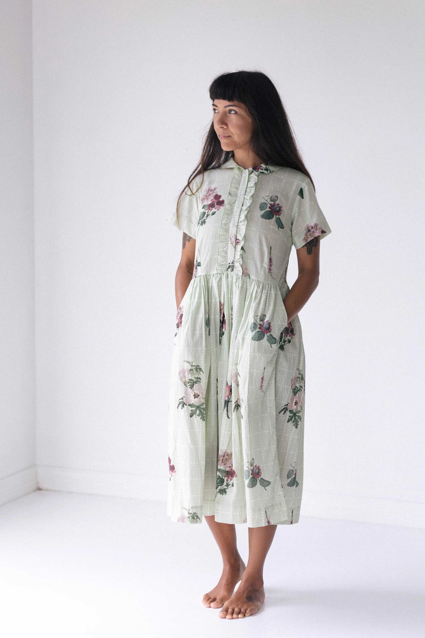 Mabel dress in Arbour *organic cotton