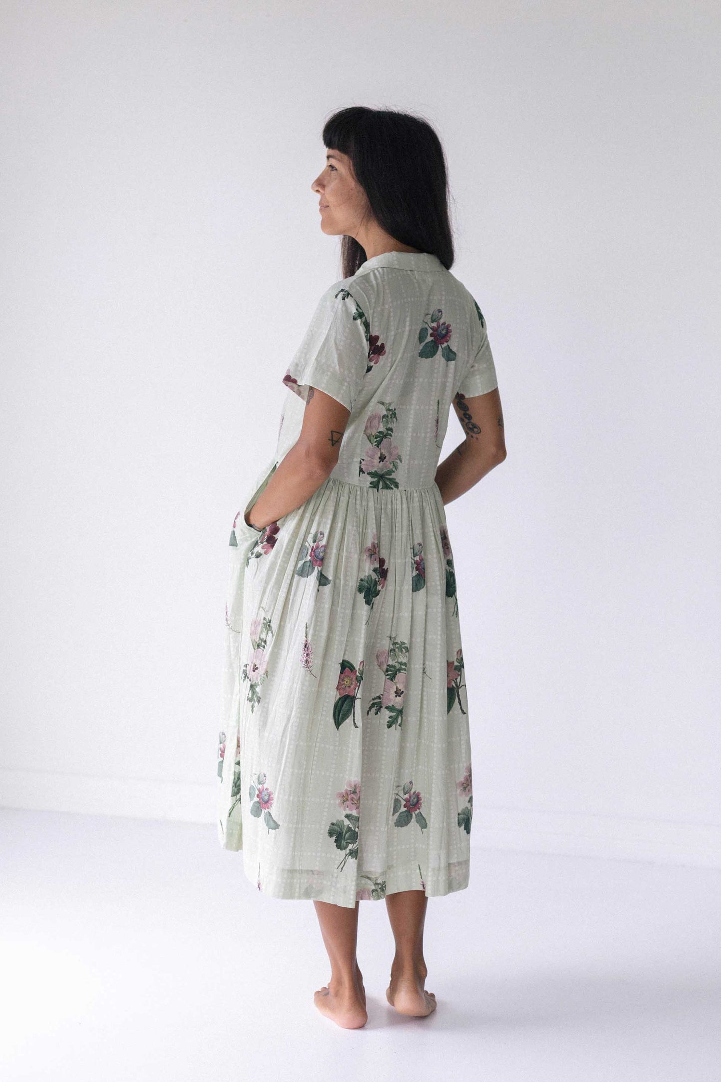 Mabel dress in Arbour *organic cotton