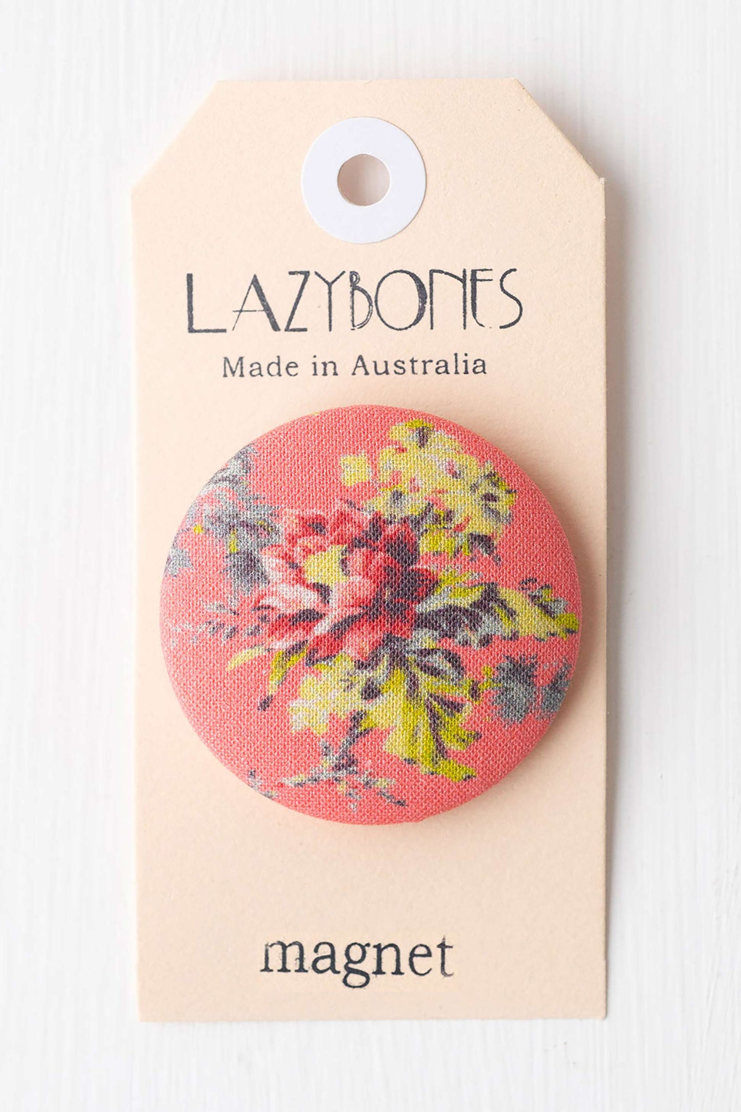 Coral Floral Magnet