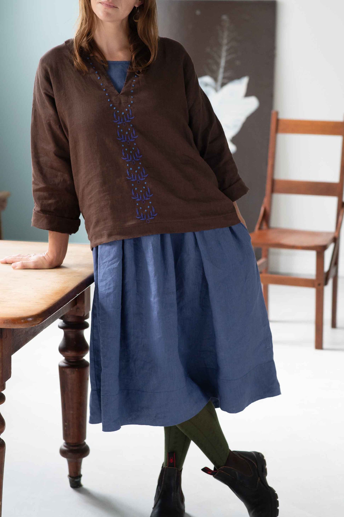 Marli top Chicory