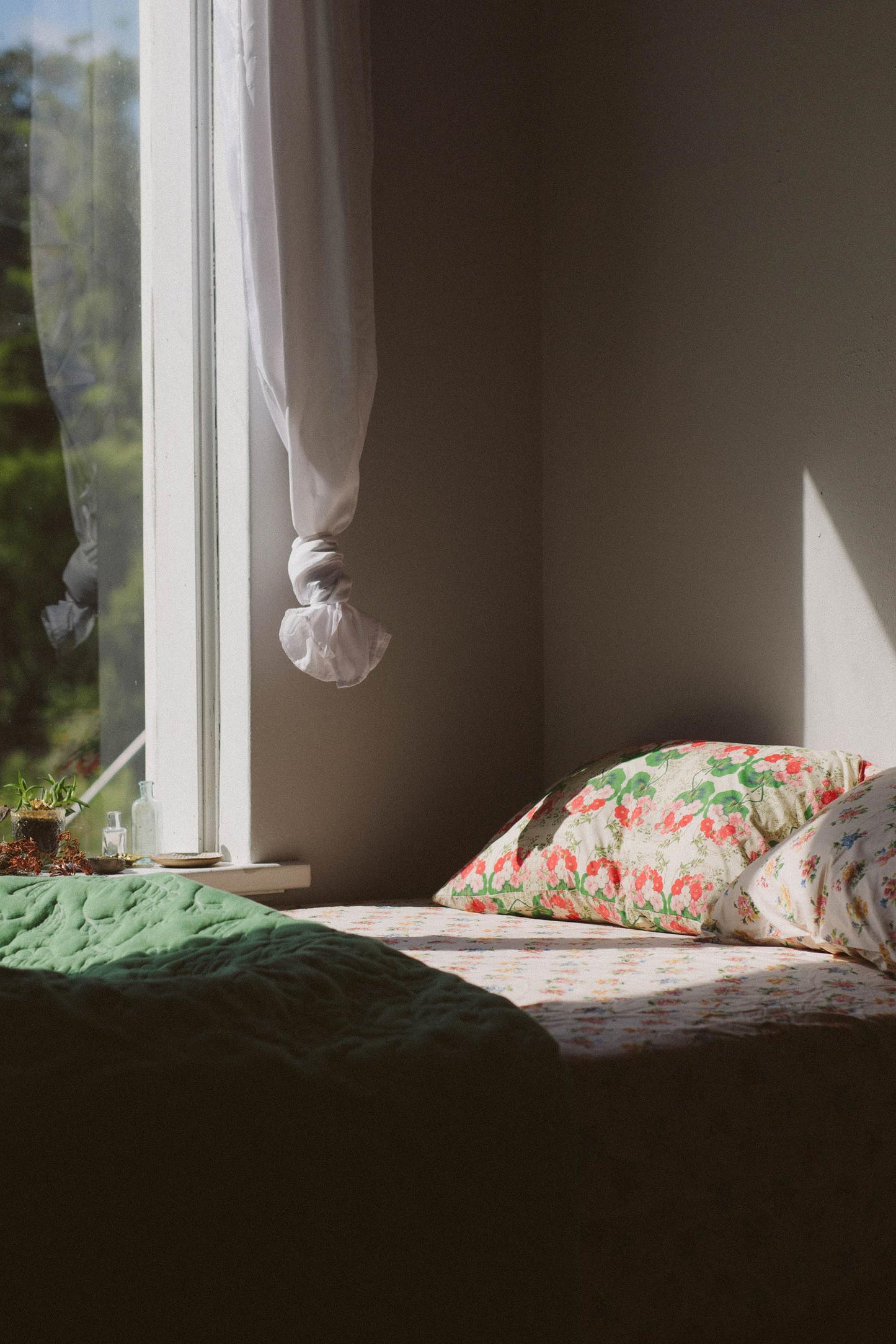 Pelargonium pillowcase set *organic cotton