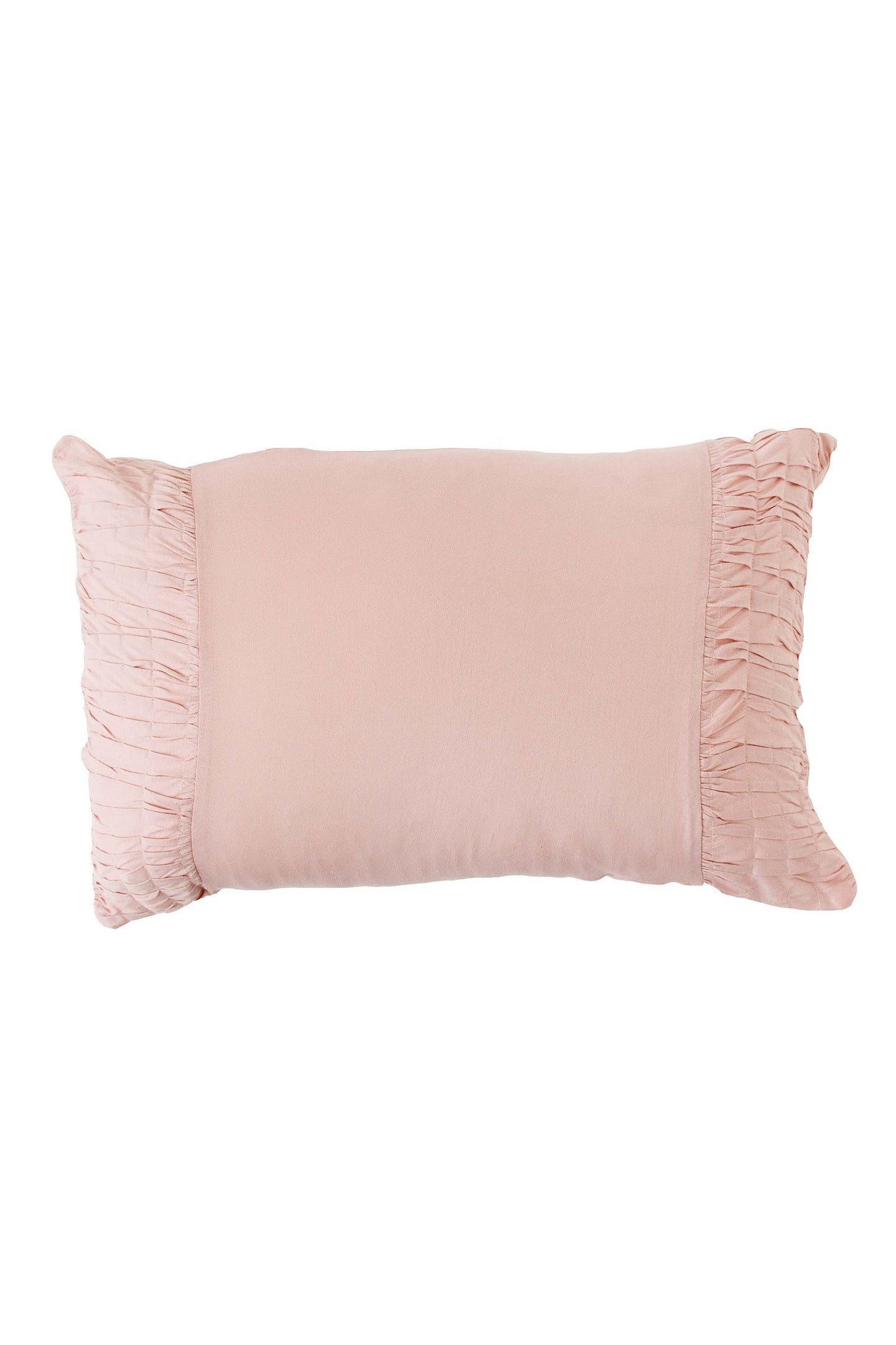 Rosette pillowcase in Tuscan Pink *organic cotton
