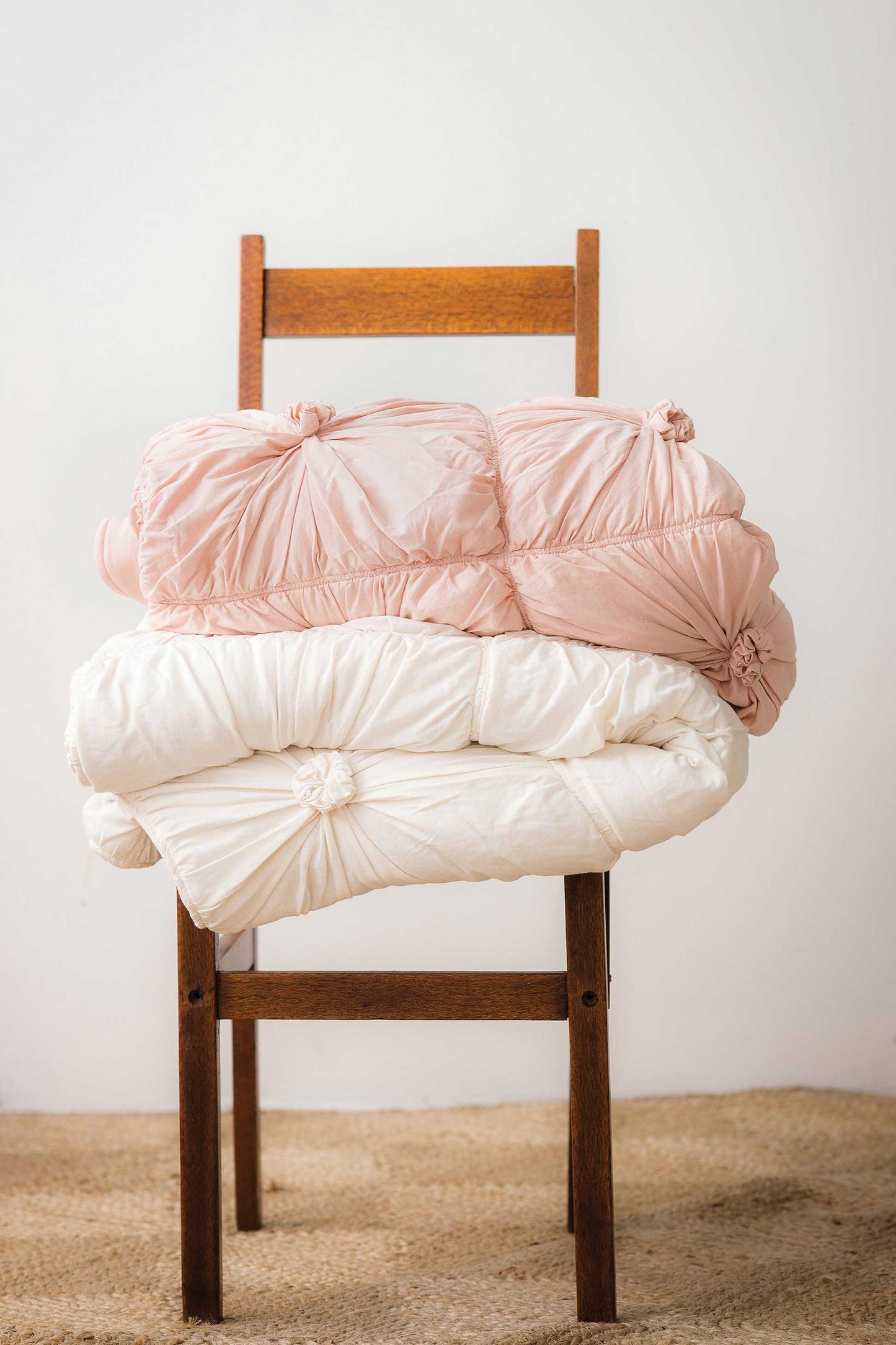 Rosette quilt in Tuscan Pink *organic cotton