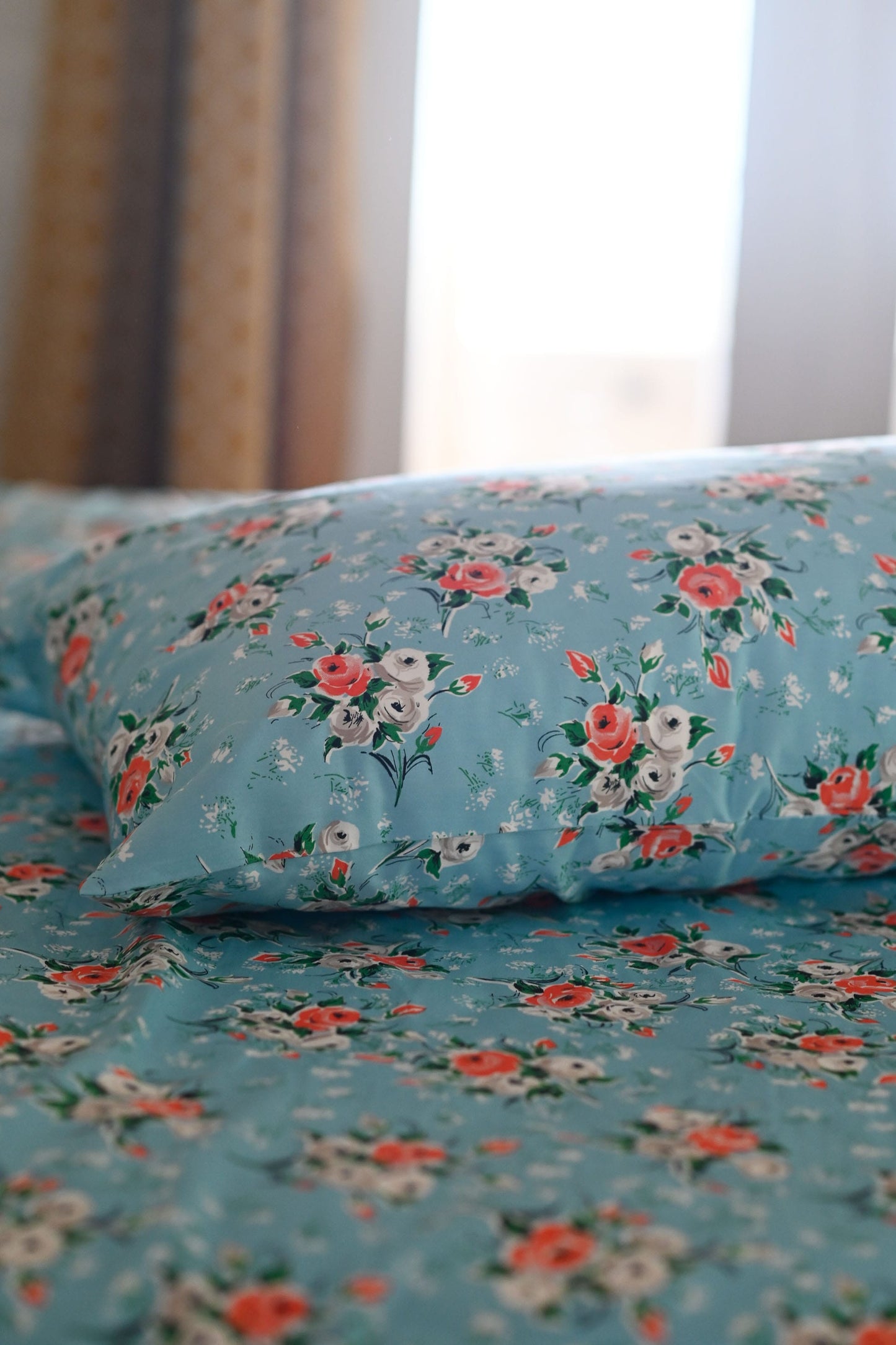 Rosebank pillowcase set organic cotton