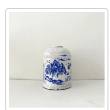 Vintage terracotta Chinese vase jar