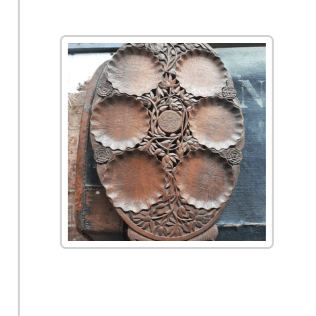 Antique Anglo Indian wooden tray