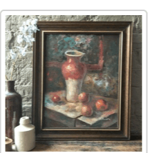 Vintage still life painting