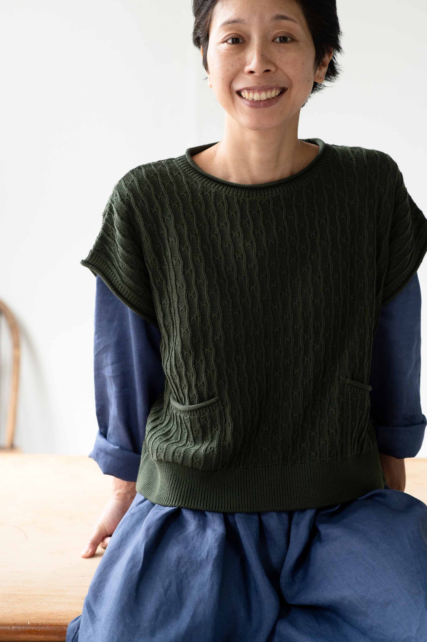 Sunday Vest Moss