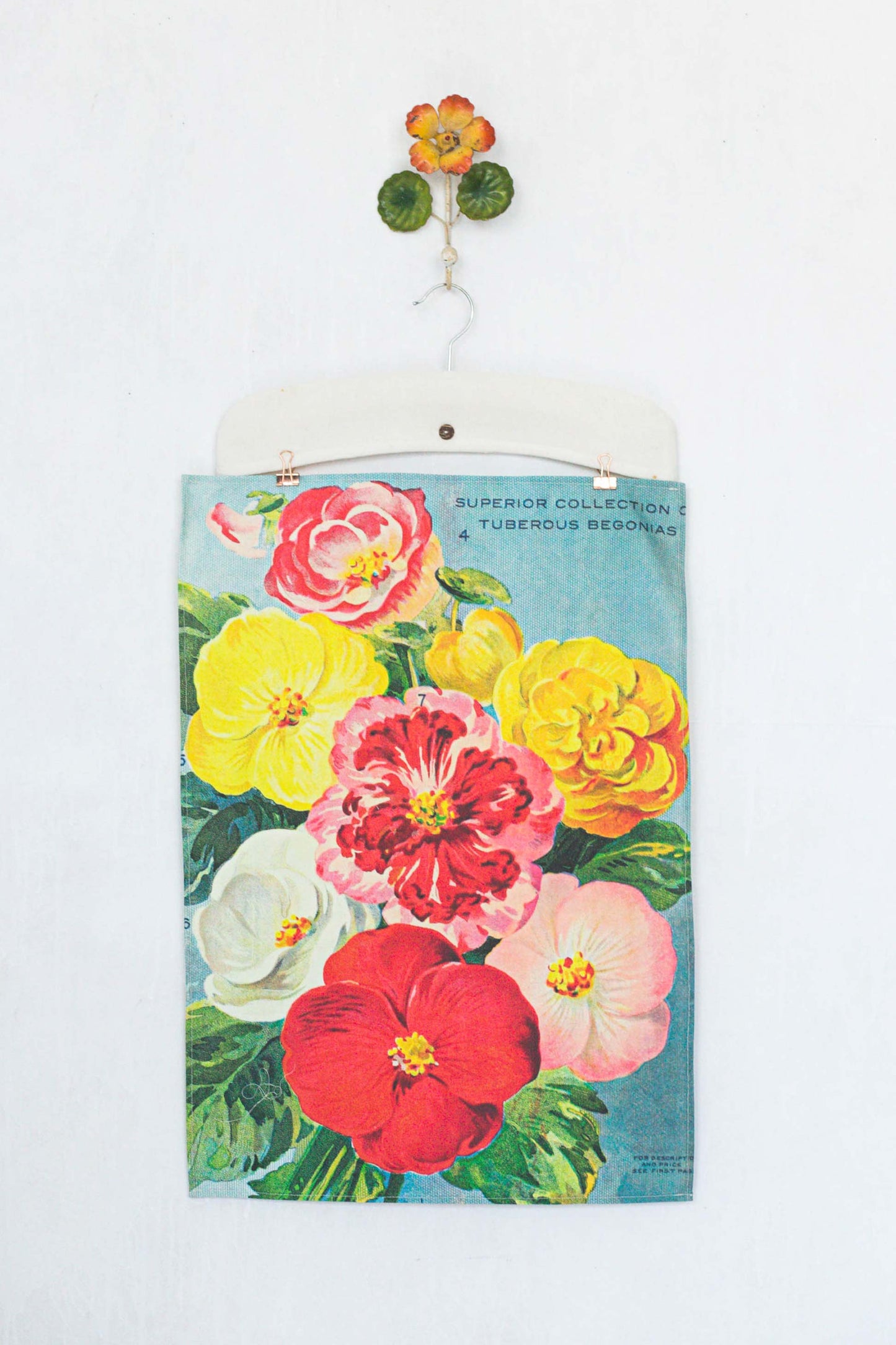 Tea Towel Begonias