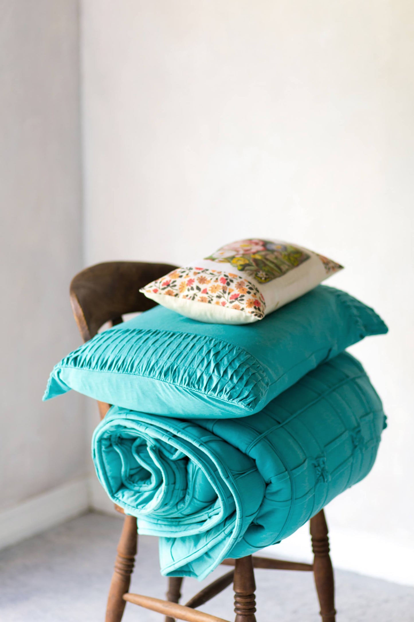 Pillowcase set in Marine *organic cotton