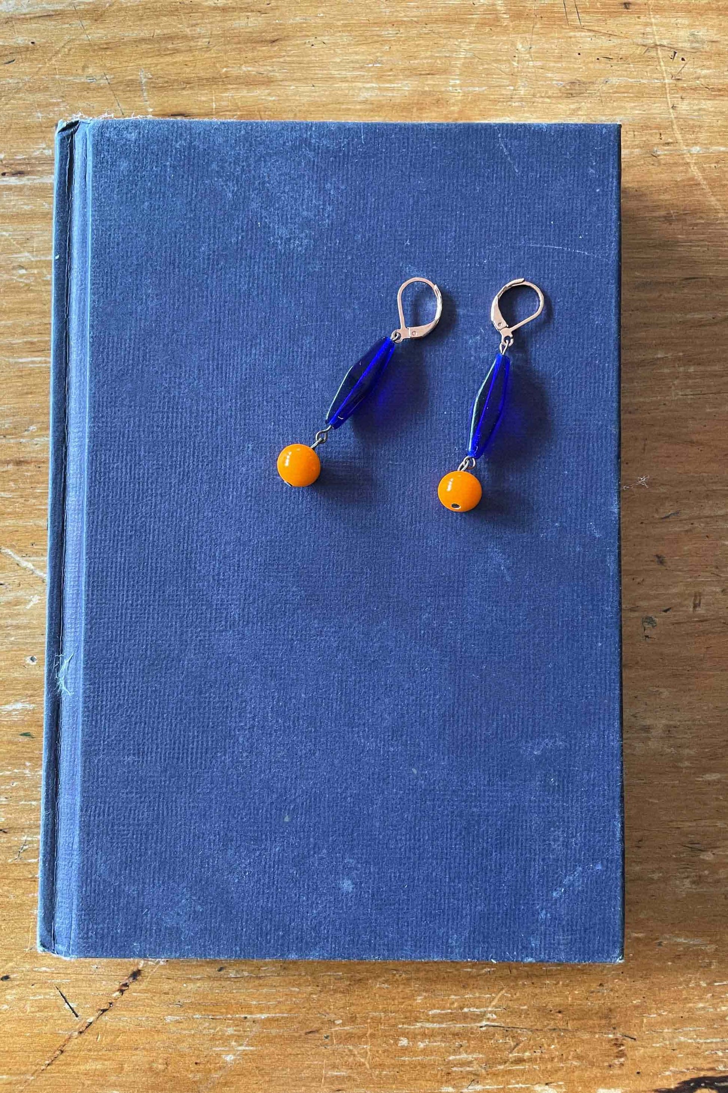 Vintage Ultra Orange earrings