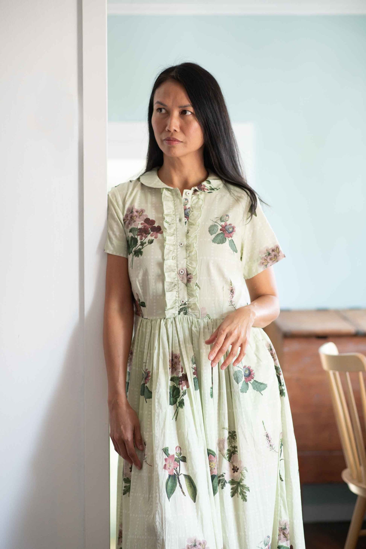 Mabel dress in Arbour *organic cotton