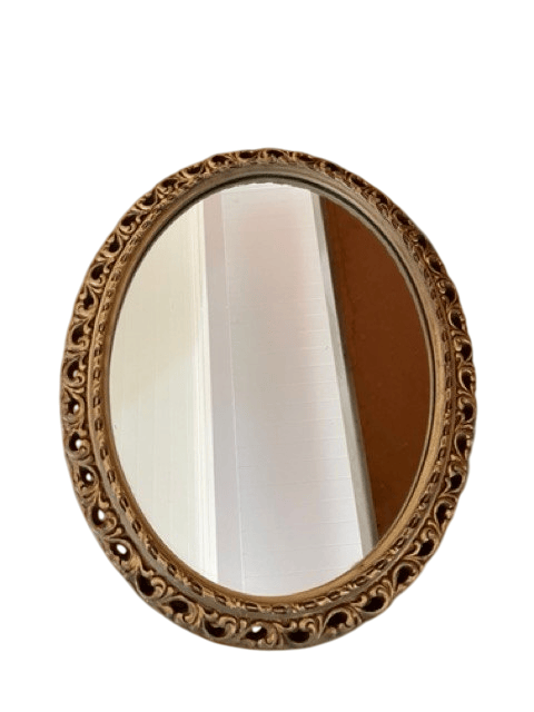 Vintage Mirror Gold leaf