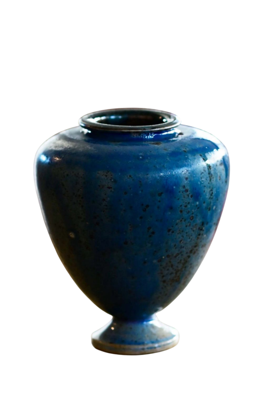 handmade art pottery Blue
