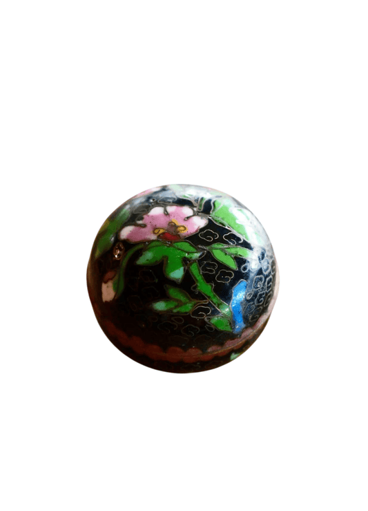 Cloissone small lidded jar