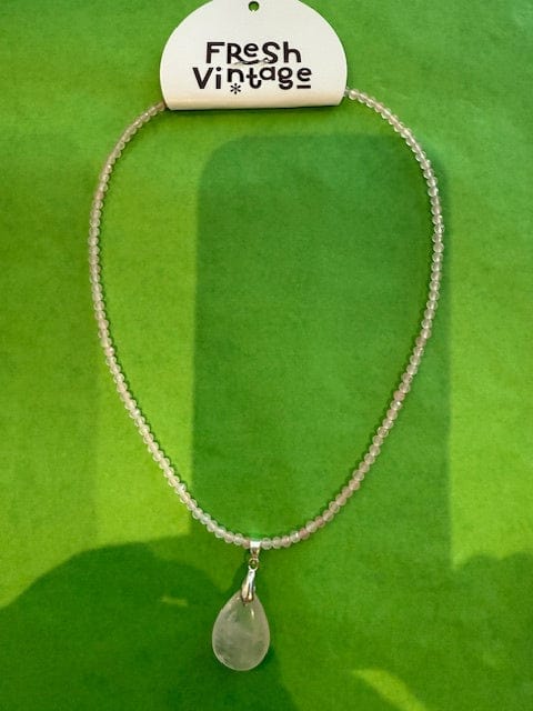 Starr necklace 014 Rose Quartz