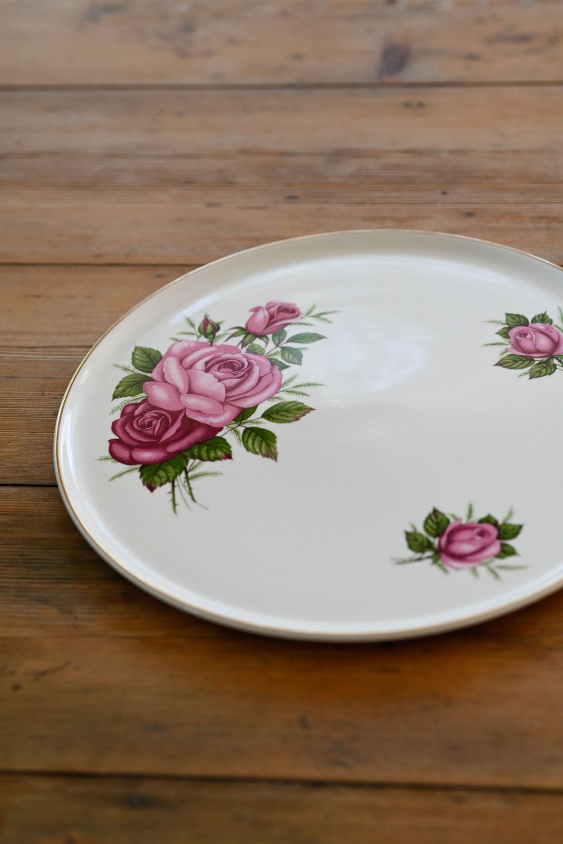 Portland Pottery Cobridge Staffordshire Pavolva plate 1958